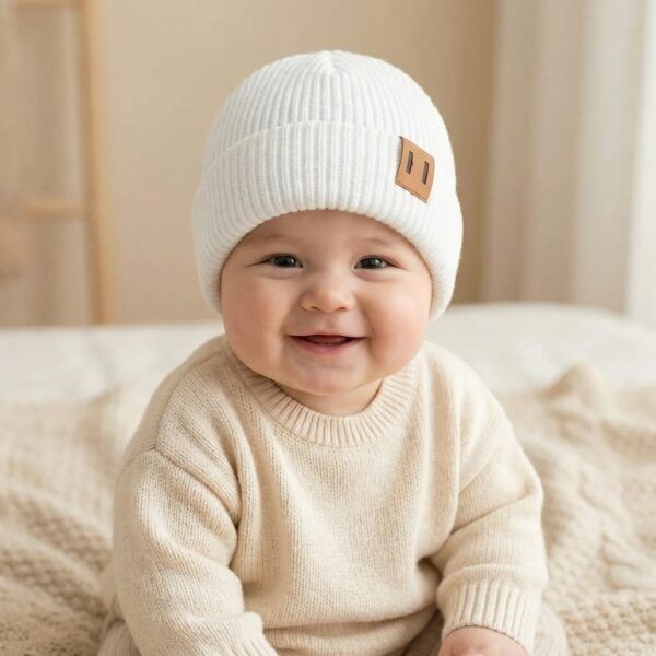 3-Pack Baby Beanies – Soft, Cozy Knit Hats for Newborns and Infants