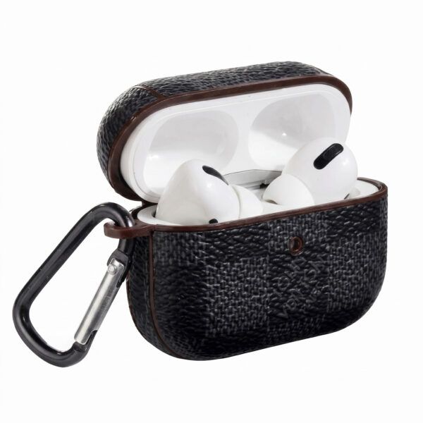 Black Paris LV Style Designer Case for AirPods 3rd Generation
