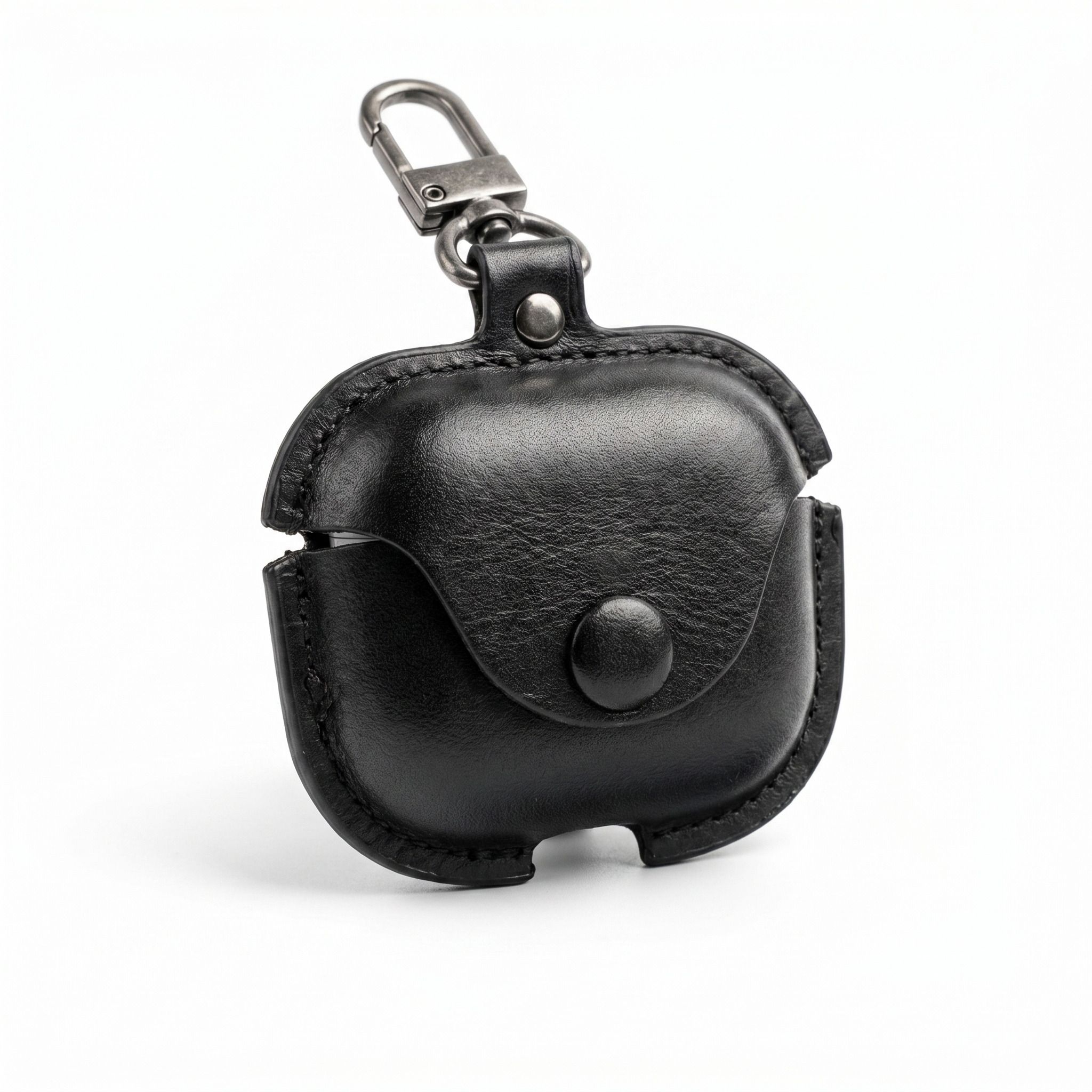 Vintage Leather AirPods Case with Clip – Premium Protective AirPods Cover with Brass Hardware – Durable Shock-Resistant Case for Everyday Carry - Image 19